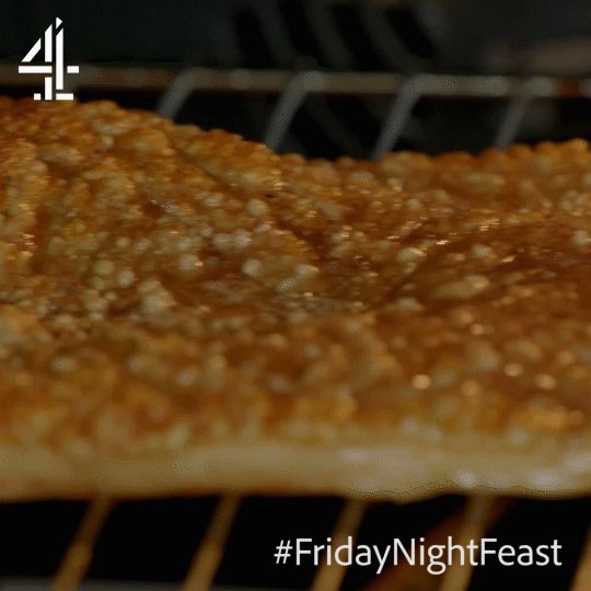 You had us at double crackling, Jamie.  #FridayNightFeast https://t.co/QS42GI3v4u