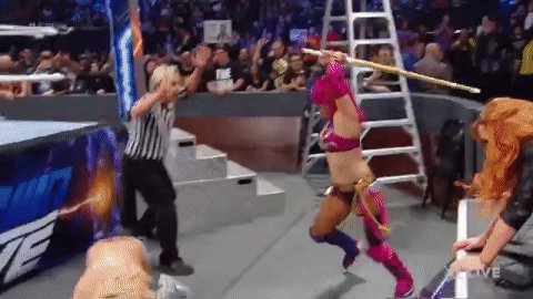 RT @WWE: Give @WWEAsuka a kendo stick, and you shall receive PAIN!!! #SDLive https://t.co/wTPMMbuSMi