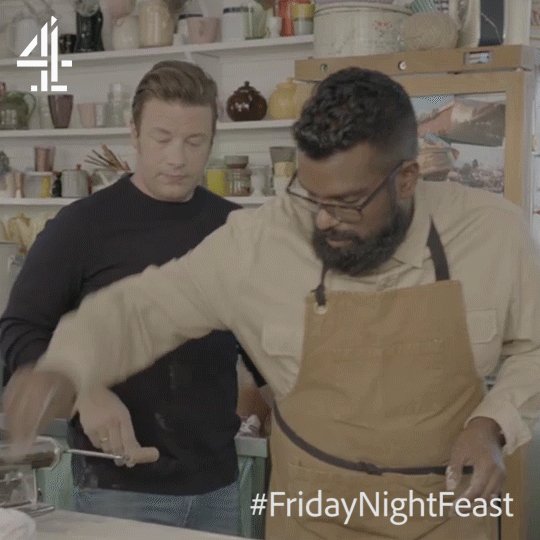 Move over, Salt Bae. @RomeshRanga is in town! ????

#FridayNightFeast https://t.co/x21dStm4MO