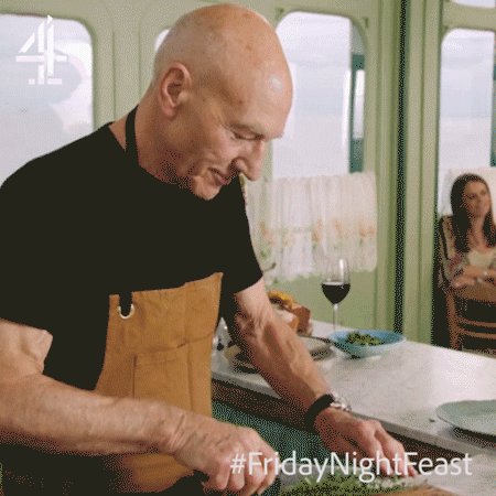 Live long and... wiggle, @SirPatStew? #FridayNightFeast https://t.co/5Kz5X8RsQe