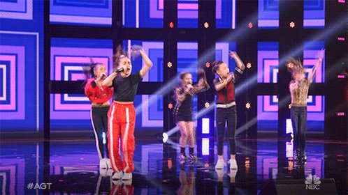 Our new dance party jam ????????#agt you had me at hello @GForceDreamBIG https://t.co/UZu3vXfwOm