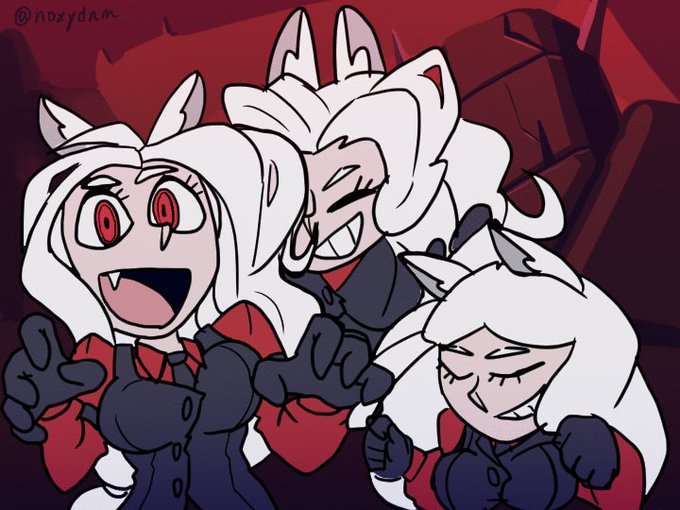 #Helltaker #Cerberus 描いてみました。三つ子悪魔のケルベロス! Cerberus The Tripl #Helltaker #Cerberus 描いてみました。三つ子悪魔のケルベロス! Cerberus The Tripl