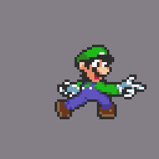 ルイージくんがスマブラっぽくファイアボール投げる動きをしてるだけ。#ドット絵 #pixelart #aseprite ルイージくんがスマブラっぽくファイアボール投げる動きをしてるだけ。#ドット絵 #pixelart #aseprite