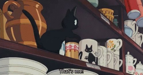 3枚目、魔女の宅急便のジジのこのシーンに似てます!嬉しそうな顔で可愛いです😍 3枚目、魔女の宅急便のジジのこのシーンに似てます!嬉しそうな顔で可愛いです😍