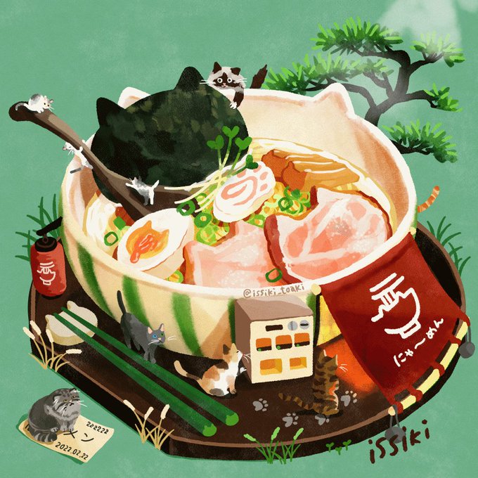 にゃ~めん🐾 #猫の日 にゃ~めん🐾 #猫の日