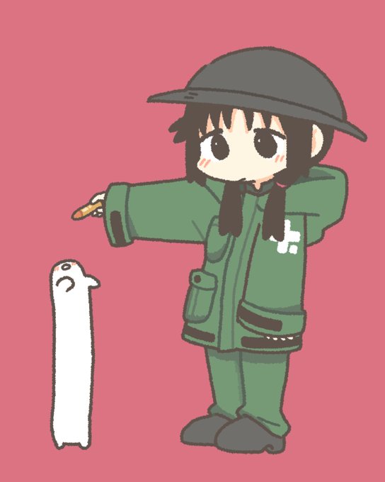 釣られヌコ #少女終末旅行 釣られヌコ #少女終末旅行