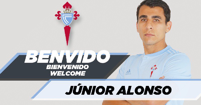 El Celta hace oficial la contratación de Júnior Alonso (Foto: RCCV).