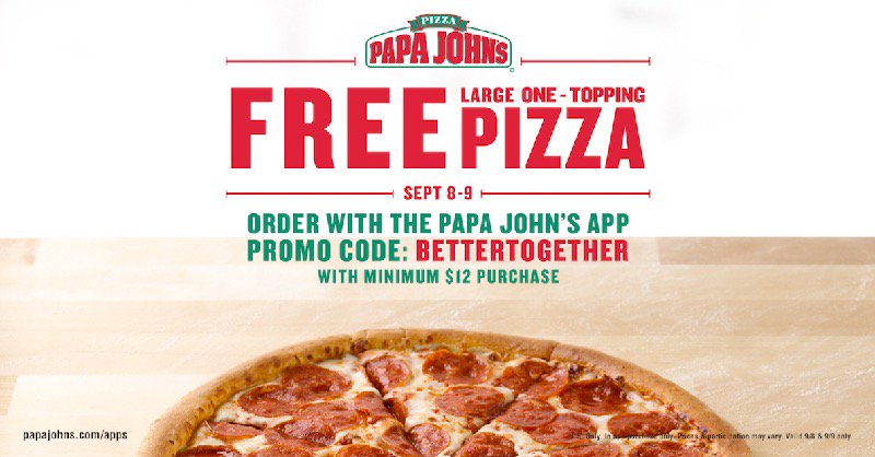 Promo code for papa cheap john's