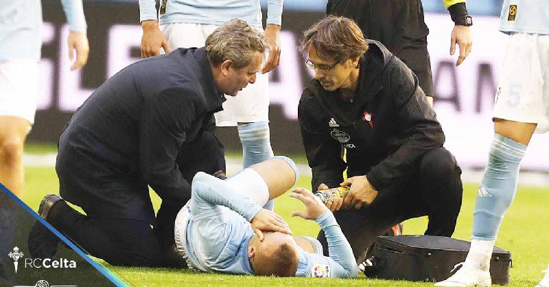 Lobotka cae lesionado en el partido de Copa del Rey ante la Real Sociedad (Foto: RCCV).