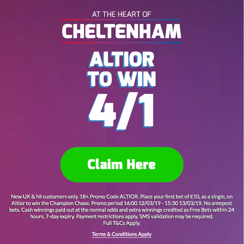 Betfred Cheltenham Price Boost
