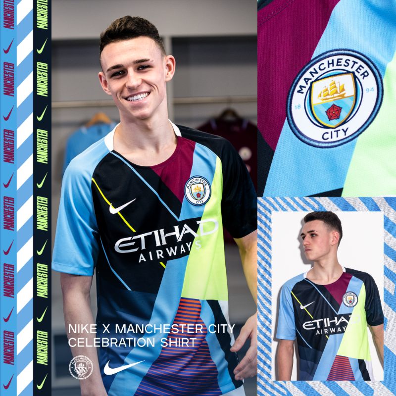 La nueva camiseta del Manchester City (@ManCity).