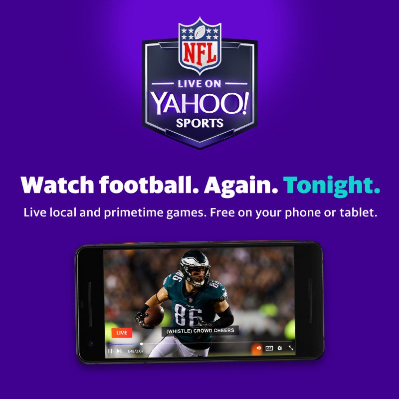 Yahoo Sports on Twitter: 'Catch live local and primetime NFL games