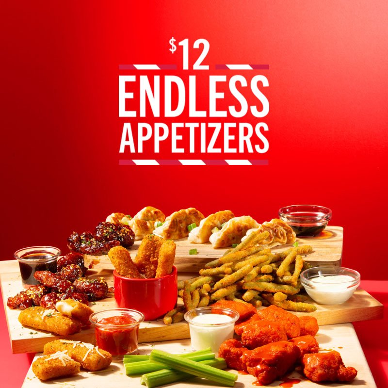 TGI Fridays on Twitter "12 Endless Apps only at TGI Fridays. Pick one