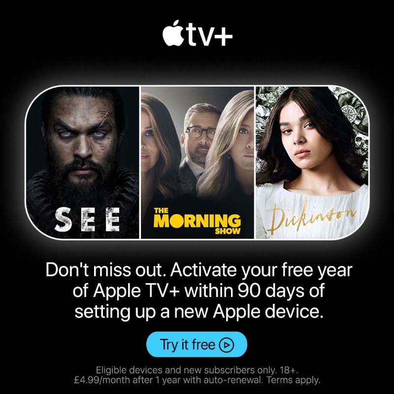 Apple TV on Twitter: "Get one year of tv+ free when you buy an Apple