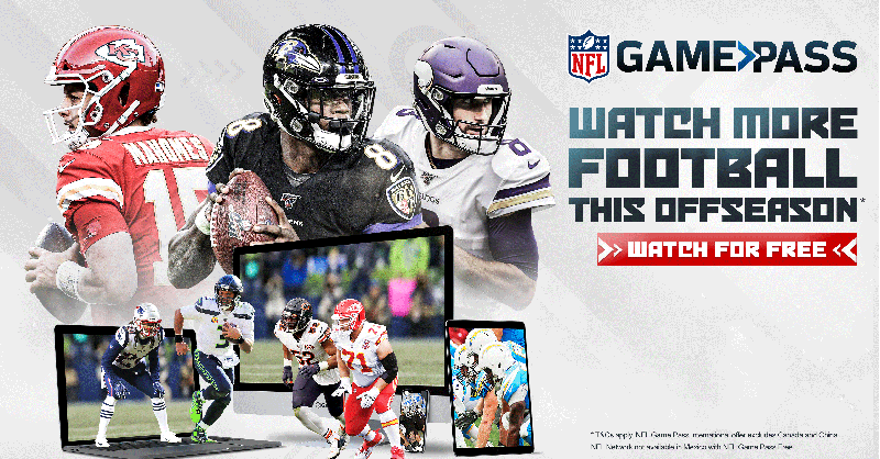 NFL UK on X: 'Free access to NFL Game Pass now available to UK Fans.  Includes full game broadcasts (Super Bowls included), Hard Knocks, A  Football Life & much more. Time to