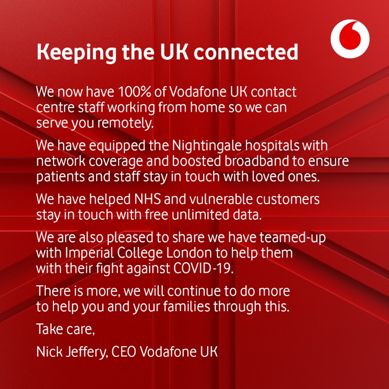 Chat vodafone uk live Vodafone Contact
