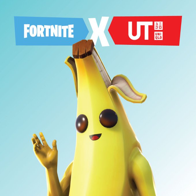 フォートナイト のバナナのスキン ピーリー が描かれたtシャツなどutコラボ第2弾が登場 Game Watch
