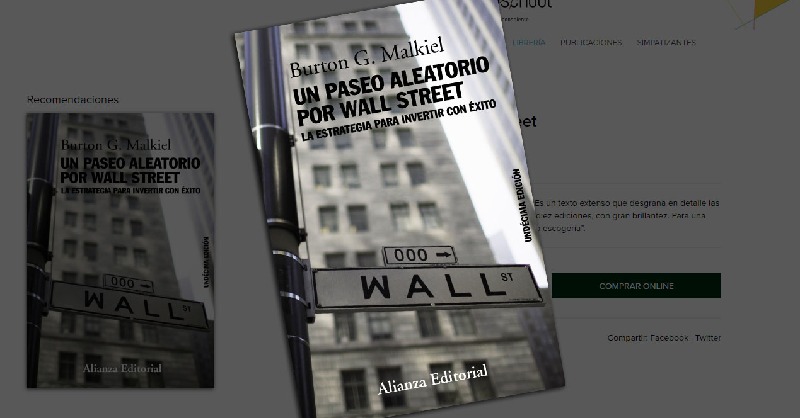 𝗩𝗔𝗟𝗨𝗘 𝗦𝗖𝗛𝗢𝗢𝗟 on X: 📖 Unai Ansejo (@uansejo) nos recomienda «Un  paseo aleatorio por Wall Street» de Burton G. Malkiel: “Este es un libro  que me encanta. Se trata de un clásico.