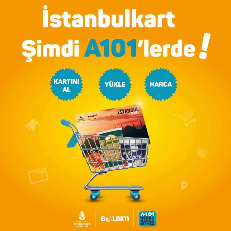 istanbulkart on twitter istanbulkart simdi a101 marketlerde kartini hemen al ister yukle ister harca ibb belbim istanbulkart sehrinyasamkarti twitter