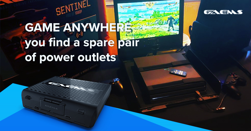 Gaems Sentinel Portable Gaming Setup