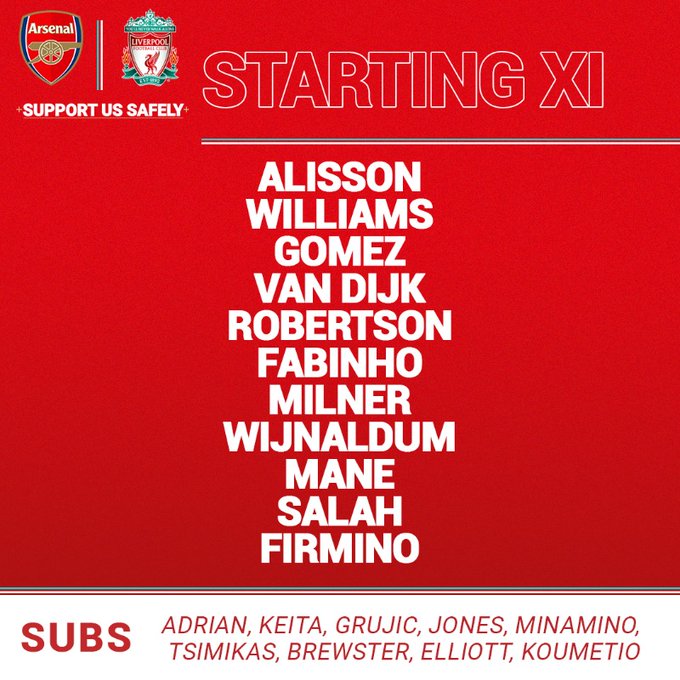 Line Up Liverpool