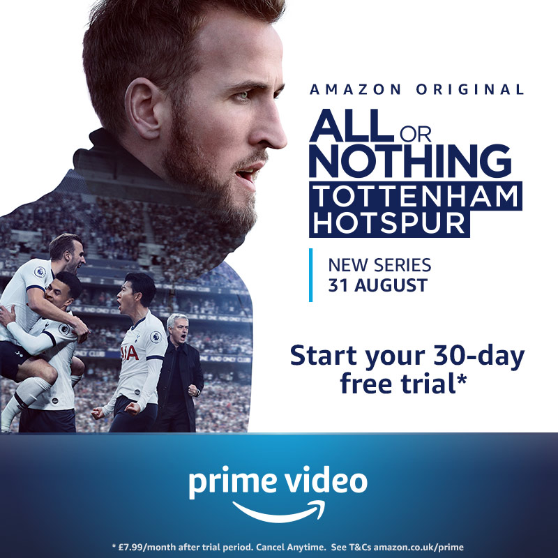 Tottenham Hotspur on X: 🎬 #AllOrNothingSpurs lands tomorrow