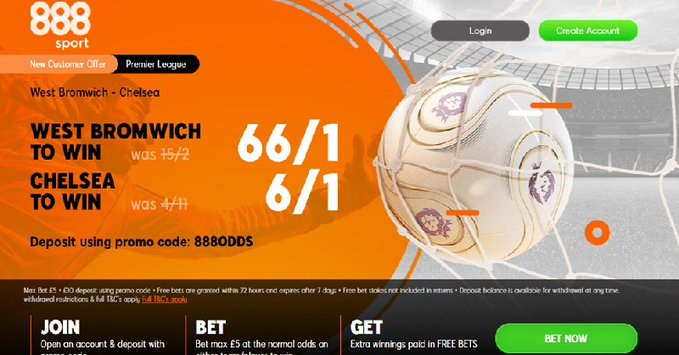 888 Sport Betting Bonus