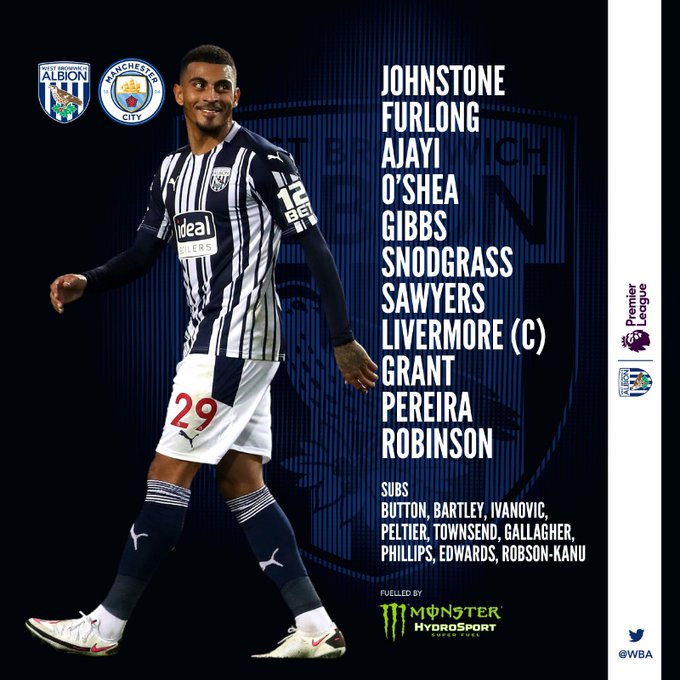 Line Up West Brom
