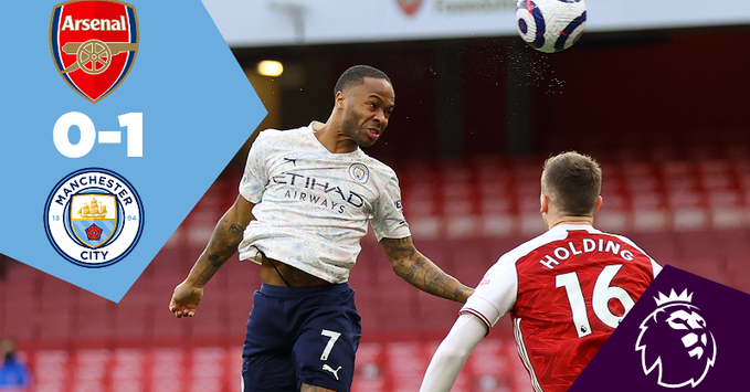 Gol tunggal Raheem Sterling menangkan Manchester City atas Arsenal