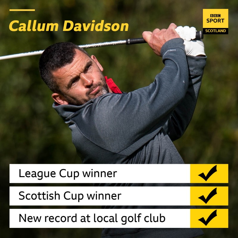 BBC Sport Scotland on Twitter: "🗣️ 'The highlight of 2021 for me' 🤣 St  Johnstone manager Callum Davidson on becoming the new course record holder  at Dunblane New Golf Club 👏" / Twitter