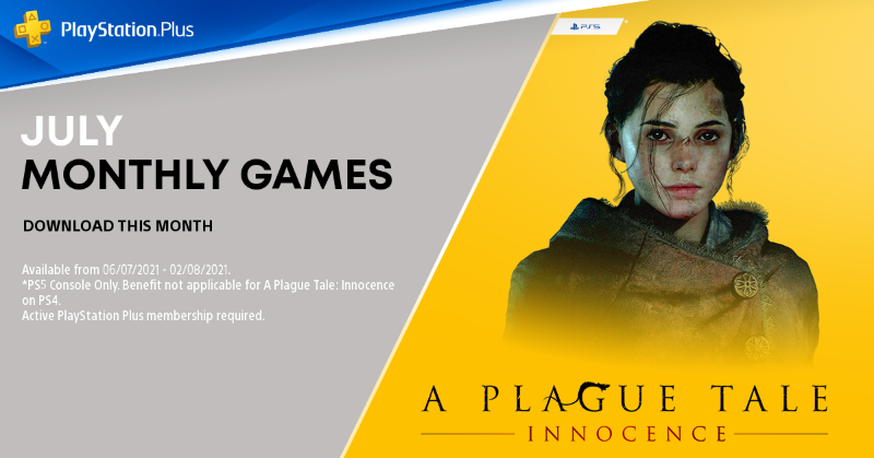 PlayStation Brasil on X: A Plague Tale: Innocence para PS5, Call of Duty:  Black Ops 4 e WWE 2K Battlegrounds para PS4 são os jogos para assinantes PlayStation  Plus de julho