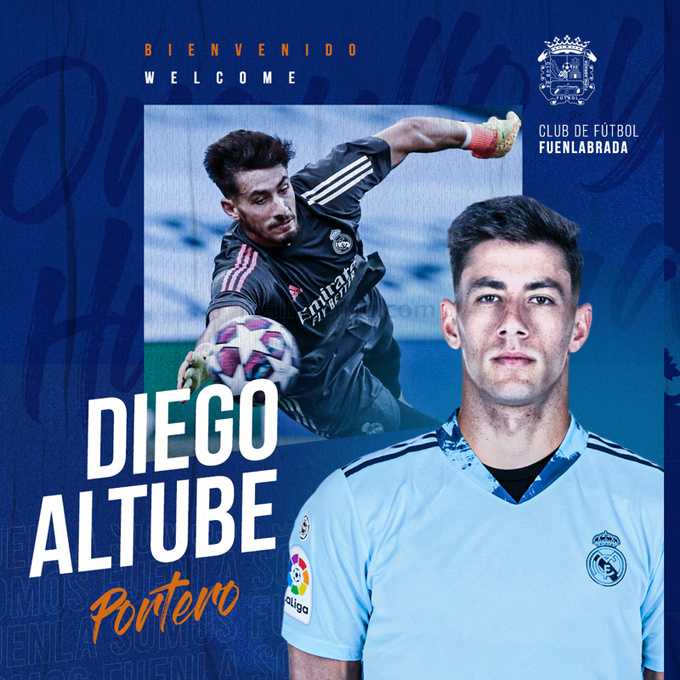 Diego Altube, del Real Madrid al Fuenlabrada.