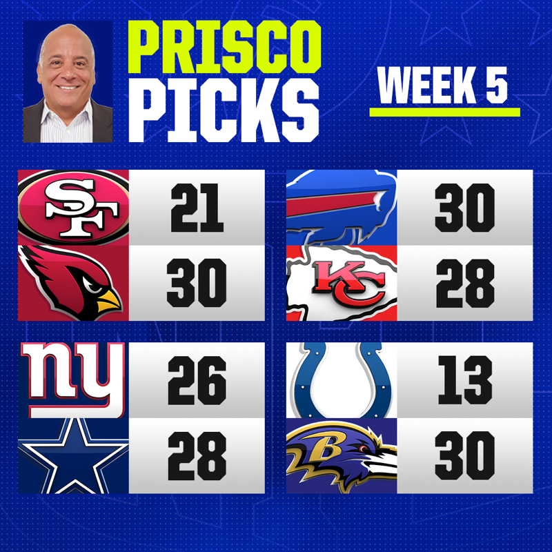 pete prisco week 5 picks