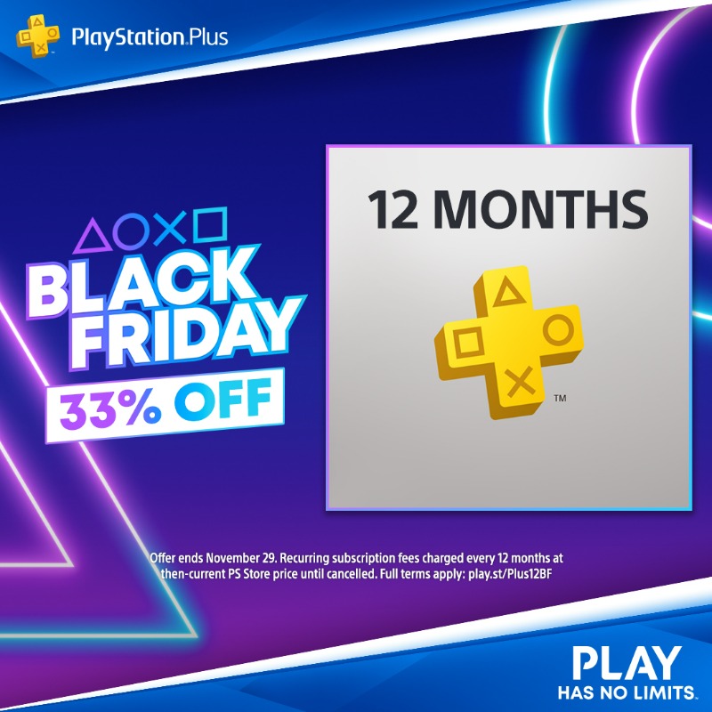 PlayStation on X: Get 33% off a 12-month PlayStation Plus