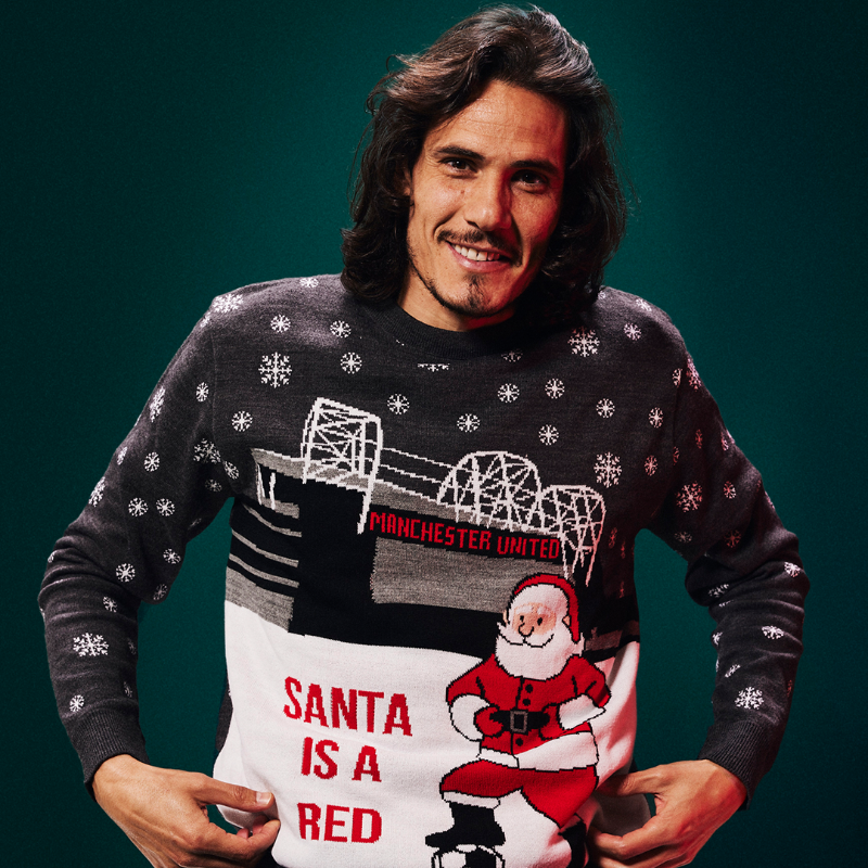 Manchester United on @ECavaniOfficial is vibing Christmas jumper ❄️ #MUFC" / Twitter