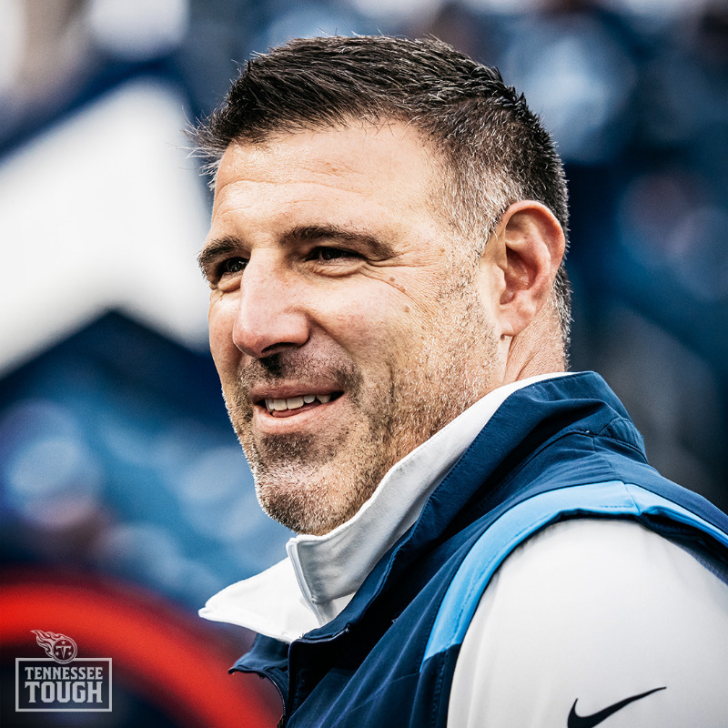 Tennessee Titans on X: 'Mike Vrabel named @PFWAwriters 2021 NFL Coach of  the Year Details 