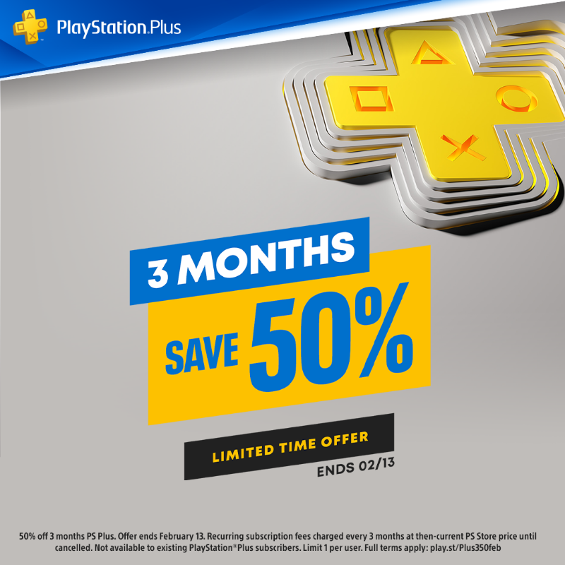 Playstation Plus - 3 months (BE)