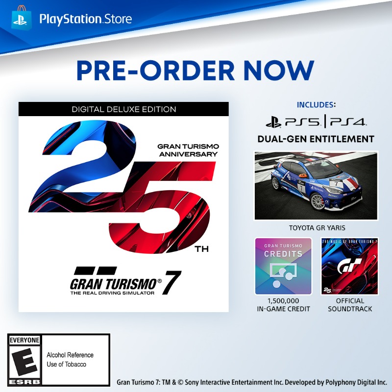 PlayStation on X: Pre-order the Gran Turismo™ 7 Digital Deluxe