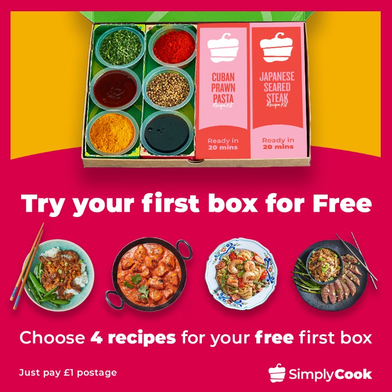 Get a free SimplyCook trial box
