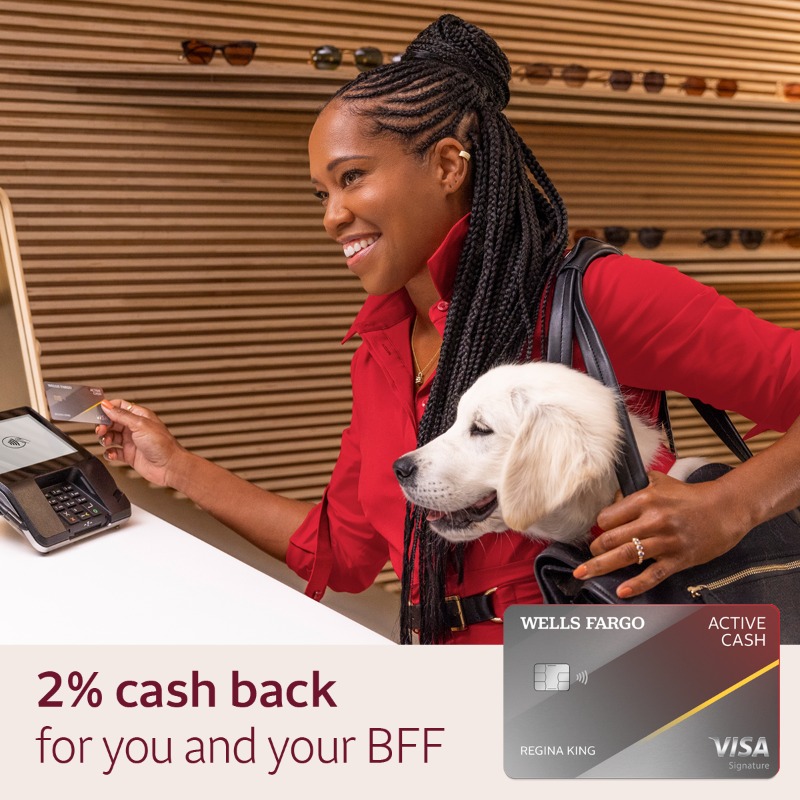 Wells Fargo on Twitter "Regina King earns 2 cash back with her Active