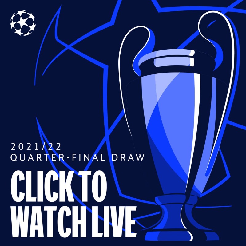 When is the Champions League quarter-final draw? How to watch