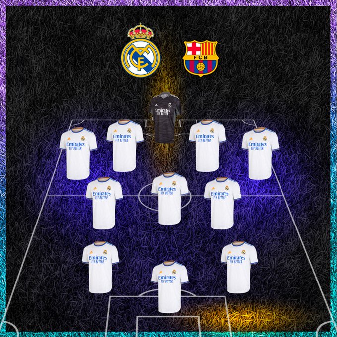 El Clasico Real Madrid Muhtemel 11 Tahmin Görseli