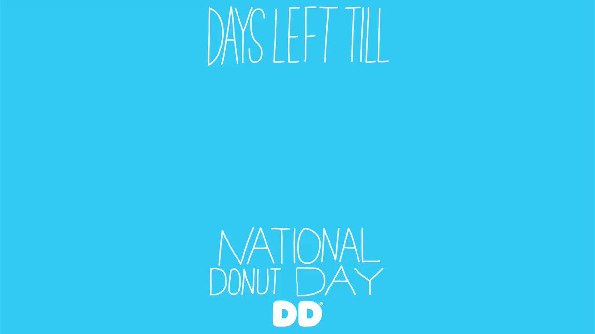 Dunkin' Donuts on Twitter "5 Days left! Don’t to celebrate 