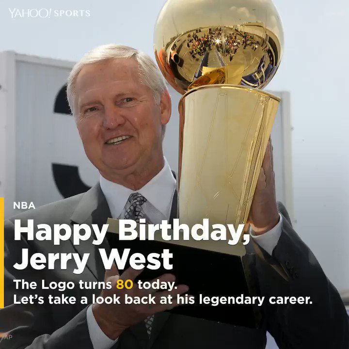 Happy 80th birthday, Jerry West! 