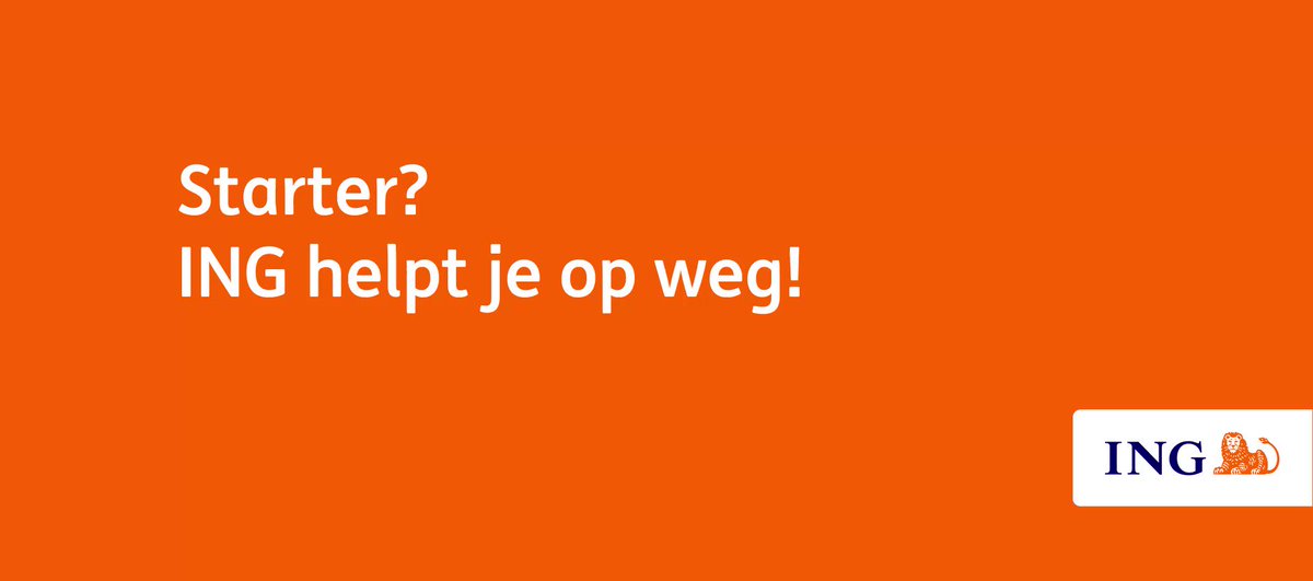 Een vlotte start van je nieuwe zaak? Vraag het ING Starters Package aan, ontvang een gratis logo en raadpleeg uw Business Banker voor advies op maat. Zo loopt alles gesmeerd!
https://t.co/Nq9rOKAFxN https://t.co/lIJqequ03e