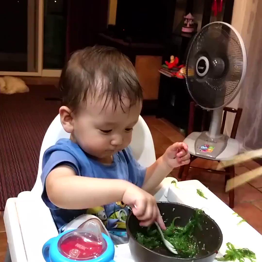 癒されました 赤ちゃんのご飯を食べてる姿が可愛いです 話題の画像プラス 癒されました 赤ちゃんのご飯を食べてる姿が可愛いです 話題の画像プラス