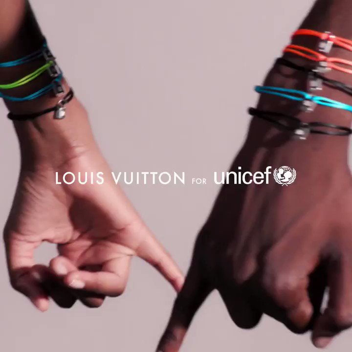 Louis Vuitton release Silver Lockit Fluo bracelets in aid of