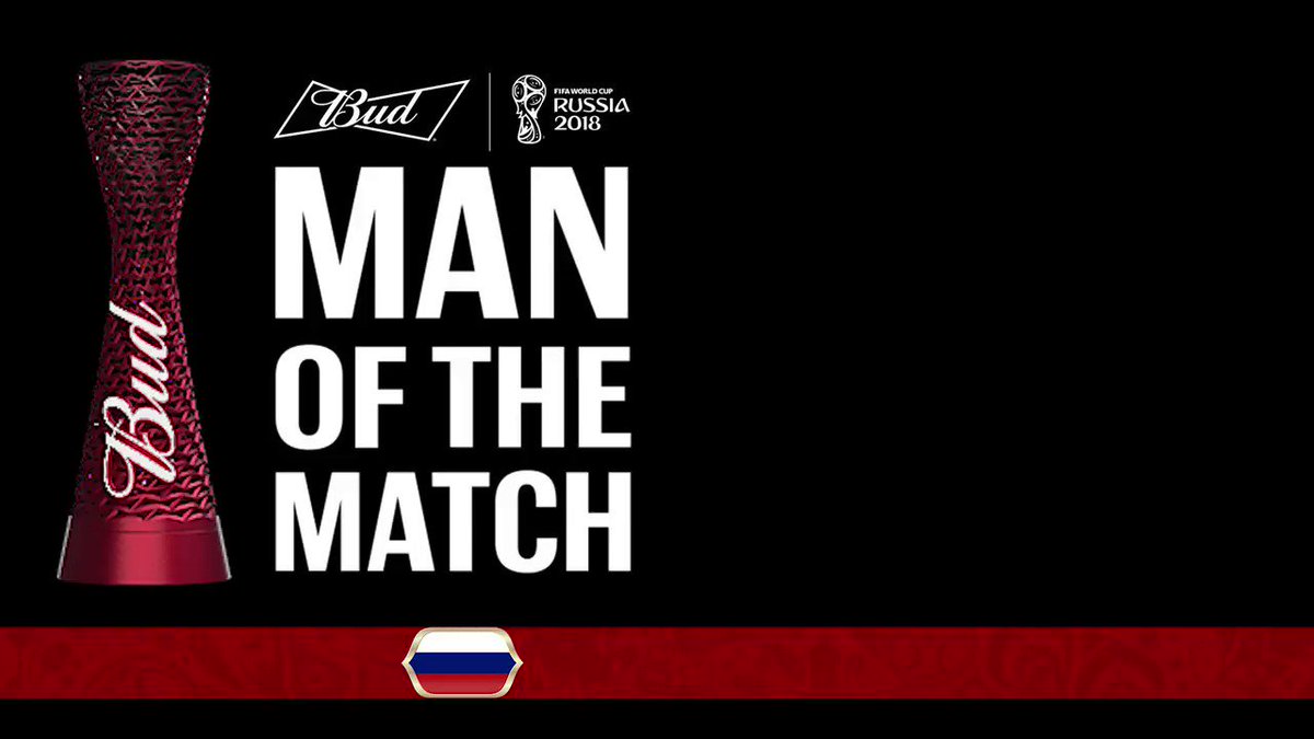 ¡Arquero, arquero!
Igor Akinfeev es el ganador del @Budweiser #ManoftheMatch del #ESPRUS.
#ESPRUS #Rusia2018
