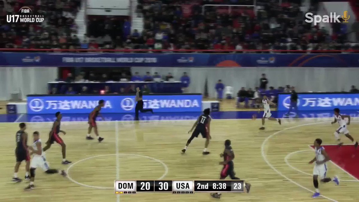🇺🇸 @USABasketball's @Evan_Mobley7 blocking and dunking at the #FIBAU17!  📺 go.fiba.basketball/WatchFIBAU17 https://t.co/X8q8a6Ehnh