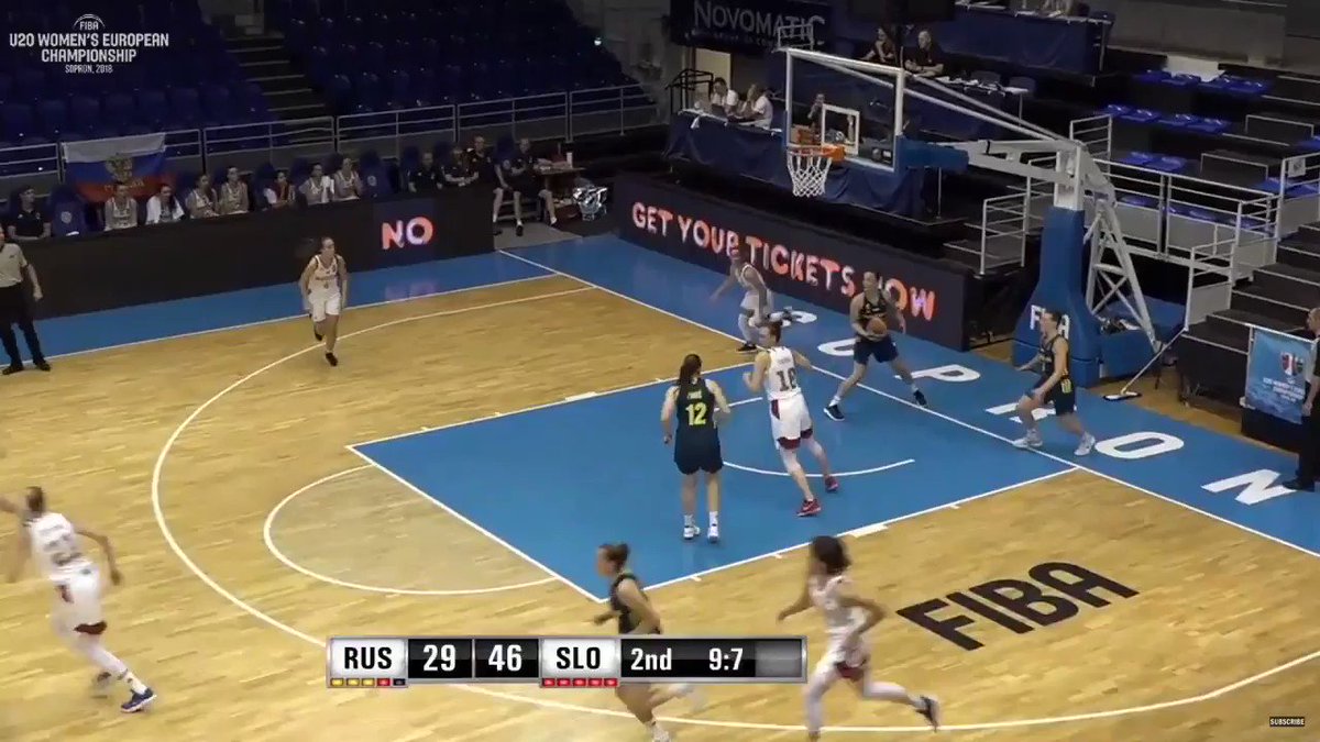 .@kzs_si 🇸🇮 dominating at HT against 🇷🇺! #FIBAU20Europe  📺 go.fiba.basketball/U20W_live   📝 go.fiba.basketball/U20W_LiveFeed https://t.co/rzHXyqyrBG